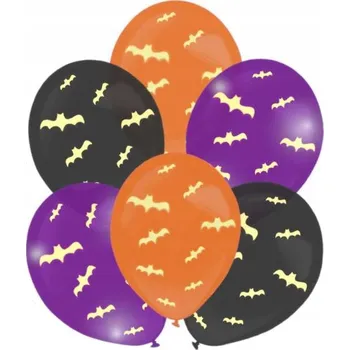Balónek Balónky "Netopýr mix", Amscan, 6 ks, 9"
