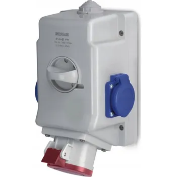 Elektrická zásuvka Scame šedá nástěnná Elektrická Zásuvka