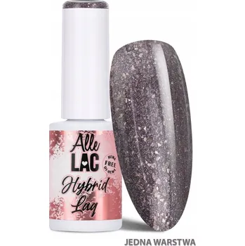 Lak na nehty Hybridní lak LED/UV Gel Polish Browns Smoky Glitter AlleLac 6g