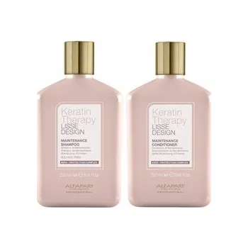 Alfaparf Keratin Therapy Lisse Design sada pro vyhlazení vlasů: šampon a kondicionér