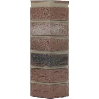 Obklad Rohový profil NOVIK Hand Laid Brick odstín Old Red Blend
