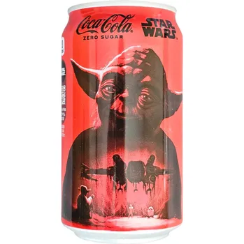 Limonáda Coca Cola Zero Star Wars Yoda 350ml JP