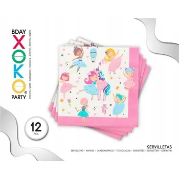 Papírový ubrousek Papírový ubrousek - holčičky a jednorožci