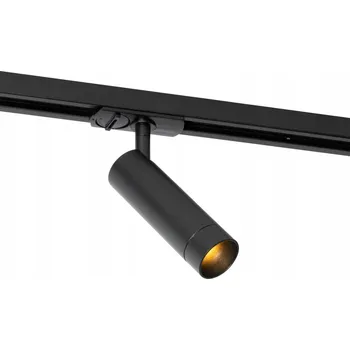 IP kamera Moderní černý reflektor pro jednofázový lištový systém 35 mm -