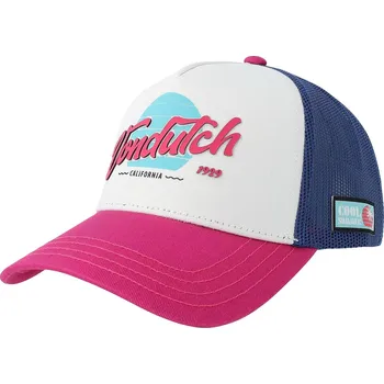 Pokrývka hlavy kšiltovka Von Dutch Surf Print Trucker - Surf 11/Blue/White/Pink one size