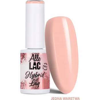 Lak na nehty Hybridní lak ALLELAC 6g LED/UV Gel Polish Nude Peach Veil Béžový (Tělový broskvový závoj)