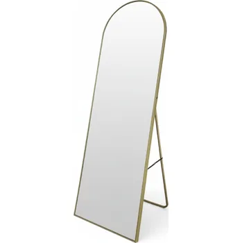 Zrcadlo ZRCADLO S KOVOVÝM ZLATÝM RÁMEM 150 X 50 CM, FRAM PROTI ROZSTŘIKU