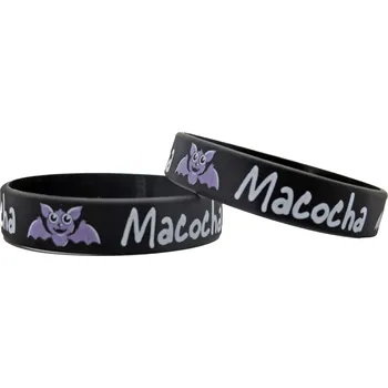Náramek Náramek silikonový Macocha s netopýrem - černý
