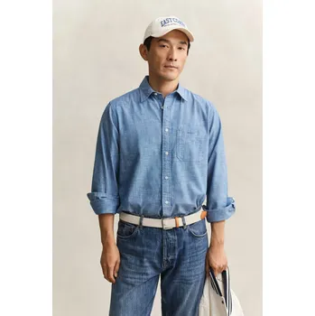 KOŠILE GANT REG CHAMBRAY SHIRT VINTAGE BLUE