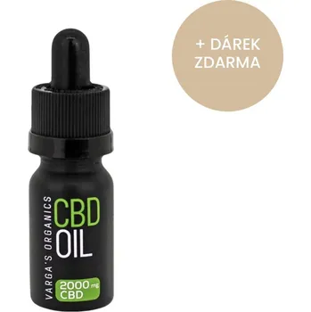 CBD Varga's organics Varga's CBD MAX olej 2000 mg + Dárek zdarma