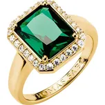 Thomas Sabo TR2508-971-6-56 prstýnek with green octagon stone Elyndra Gold-plated