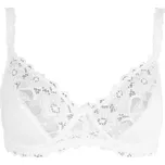 Carolina podprsenka bez výztuže s kosticí 8018 75B bílá