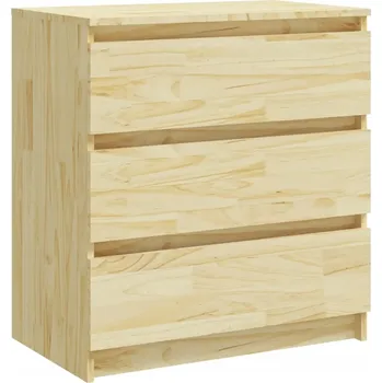 Noční stolek Noční stolek z masivního borovicového dřeva, 60 x 36 x 64 cm