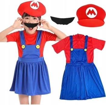 Karnevalový kostým KOSTÝM SUPER MARIO BROS ŠATY