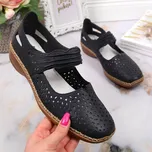 Rieker W RKR139 tmavě modrá kožená polobotka 38