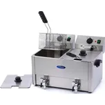 Maxima Fritéza 2 x 8 l s vypouštěcím kohoutkem - dvojitý koš | 09300416