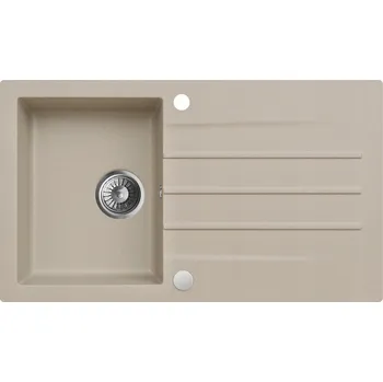 Granitový dřez Jednokomorový granitový dřez Moderno Annie béžový