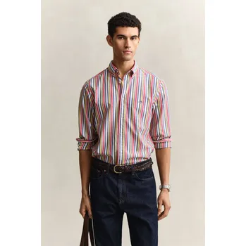 Pánská košile KOŠILE GANT REG MULTISTRIPE POPLIN SHIRT MULTICOLOR