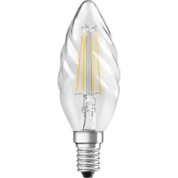 Žárovka LED žárovka E14 BW35 3,4W = 40W 470lm 4000K Neutrální 300° CRI90 Vlákno OSRAM SUPERSTAR+ Stmívatelné