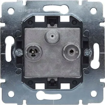 Elektrická zásuvka Anténní zásuvka nástěnná Legrand stříbrná