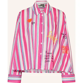 Dámská halenka Yippie Hippie Dámská Košile, bílá / růžová / tyrkysová, 38