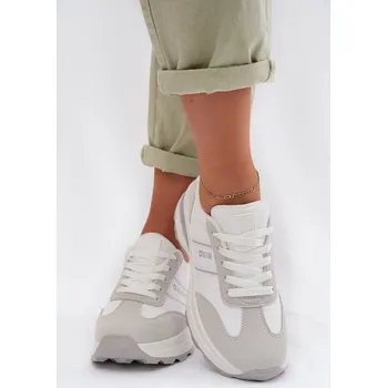 Dámské tenisky Dámské sportovní tenisky Big Star TT274879 HI-POLY SYSTEM Bílá-Szara 37