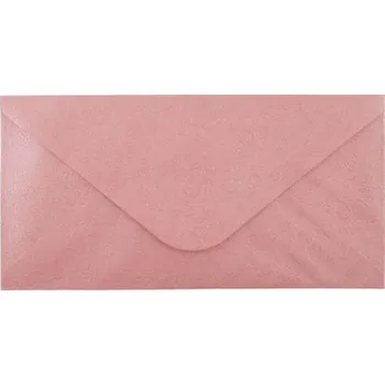 Obálka Obálka DL metalická s ražbou - světle růžová - 190700