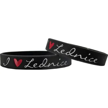 Náramek Náramek silikonový I Love Lednice - černý