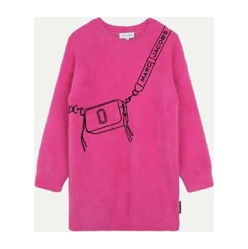 Dámské šaty Marc Jacobs Úpletové šaty W60386 D Růžová Regular Fit 12_