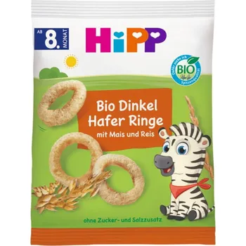 Dětská výživa HiPP BIO Špaldovo-ovesné prstýnky