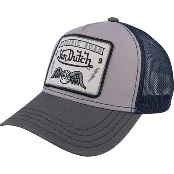Kšiltovka kšiltovka Von Dutch Square Trucker - Grey one size