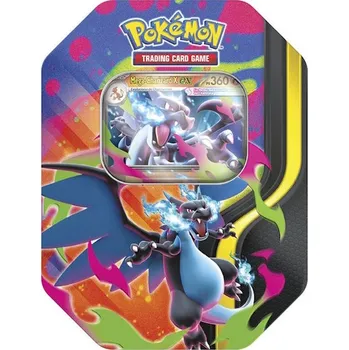 Desková hra Pokémon TCG: Mega Charizard X ex Tin