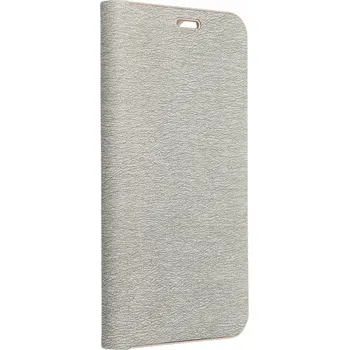 Pouzdro na mobilní telefon Flipové pouzdro Forcell pro Samsung Galaxy A51 stříbrné