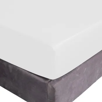 Prostěradlo PROSTĚRADLO BAVLNĚNÉ S GUMOU 200x200+25 ECRU