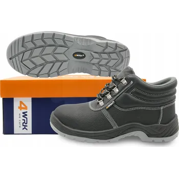 Pracovní obuv Pracovní boty 4WRK kožené kotníkové černé velikost 42 OB