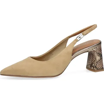 Dámské lodičky Tamaris dámské stylové lodičky s otevřenou patou - béžové