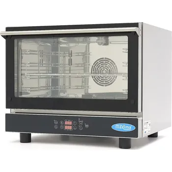 konvektomat Maxima Kombinovaná parní Trouba - vhodná pro 4 Zásobníky (1/1 GN / 60 x 40 cm) - Digitální Displej - 400V | 08500203