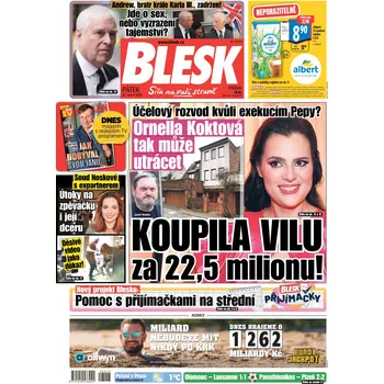 Časopis Blesk - předplatné časopisu - Čtvrtletní