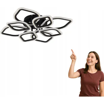 Stropní svítidlo LED 75W ILLUMIA MS236180R-BK Zuma Line