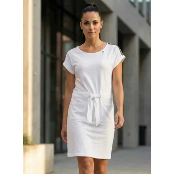 Dámské šaty Dámské šaty ALTISPORT CETTA BÍLÁ XL