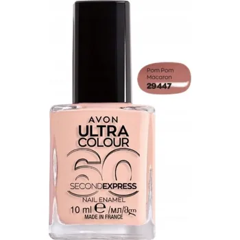 Přípravek na nehty Avon Ultra Rychleschnoucí lak na nehty 60 Second Express - Odstín Pom Macaron
