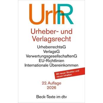 Urheber- und Verlagsrecht. UrhR - Nordemann, Jan B.
