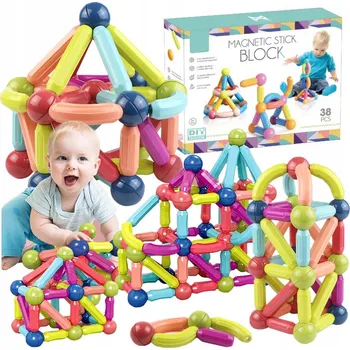 ostatní stavebnice Stavebnice click4toys velké, sada 38 plastových dílků, 3+ roky