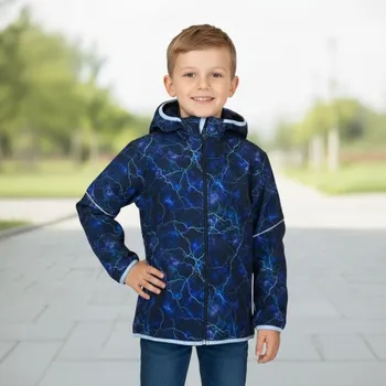 CHLAPECKÁ SOFTSHELLOVÁ BUNDA BOUŘKA FM007 Velikost: 110, Barva: Bouřka