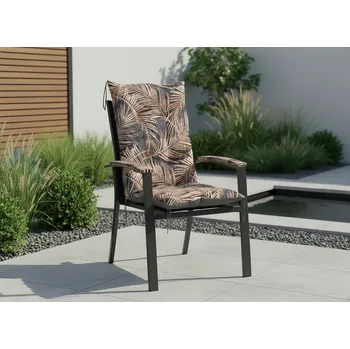 Podsedák Zahradní prošívaný podsedák na židli s opěrkou 50x50x80 cm CALLUM vzor 138 Mybesthome