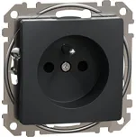 Zásuvka Sedna antracit, clonky Schneider SDD114011