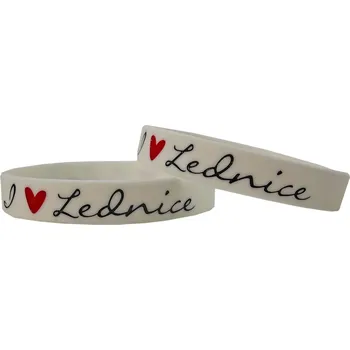 Náramek Náramek silikonový I Love Lednice - bílý