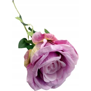 umělá květina RŮŽE UMĚLÁ VĚTVIČKA DEKORACE PRO ARANŽMÁ KVALITA XXL 68 CM