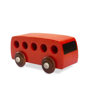 Dřevěná hračka Autobus - dřevěné auto