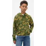 GAP dětská mikina bavlna zelená, velikost XL